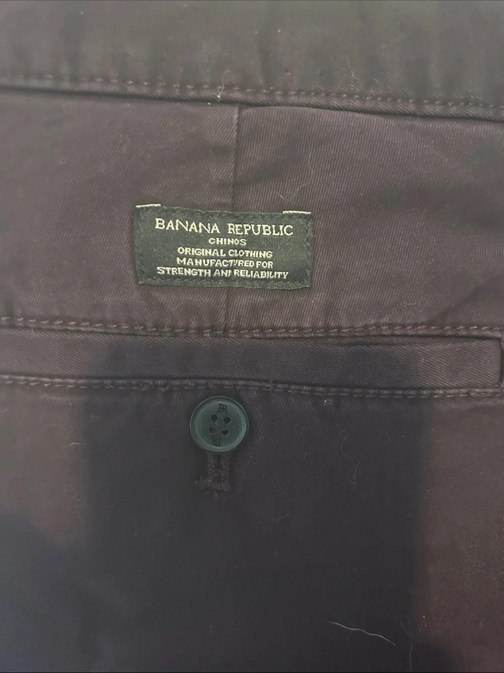 Banana Republic Men’s Dark Plum Chinos 32/34